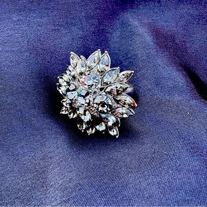 Banana Republic Crystal Floral Ring
